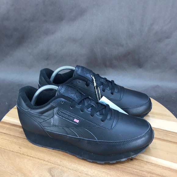 Reebok Other - Reebok Classic Renaissance Running Shoes Mens Size‎ 9.5 Black Low Top Lace Up